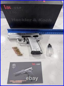 12 Scale German Army Heckler & Koch HK USP 9MM Toy Pistol High End Collectable