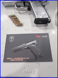 12 Scale German Army Heckler & Koch HK USP 9MM Toy Pistol High End Collectable