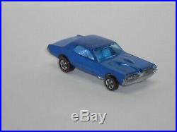 1968 Hot Wheels Redline Custom Cougar H. K. Blue withblue int. VERY NICE