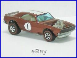 1970 Redline Hotwheels Heavy Chevy H. K. Copper withwht. Int MINT