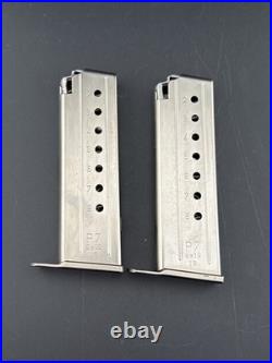 1981 Heckler & Koch Hk P7 Psp 8 Round 9mm Nickel Finish Original Magazine