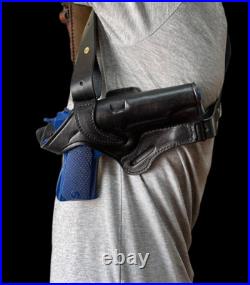 2 in 1 Heckler Koch Leather Owb & Shoulder Holster Choose Gun Model Color & R/L