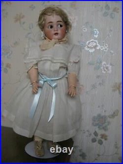 22 Antique German Doll All Original S & H, K R Circa 1900