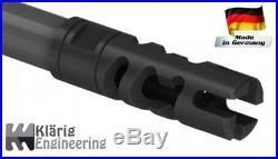 3-Kammern Mündungsbremse Mündungsfeuerdämpfer speziell für H&K MR308 und MR223