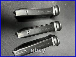 3 x Heckler & Koch HK Factory USP Compact 9MM 10-Round Magazine Used