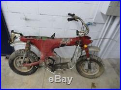 70 71 Honda CT 70 H K0 Mini Trail First Year 4 Spd Rolling Chassis Parts Bike