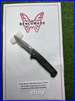 #759 Benchmade Heckler & Koch Espionage 14140