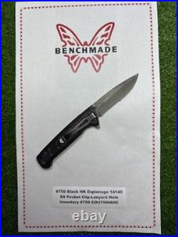 #759 Benchmade Heckler & Koch Espionage 14140