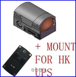 ADE RD3-028 Shake Awake Red Dot+Optic Mount plate for HK USP Tactical 9mm 45ACP