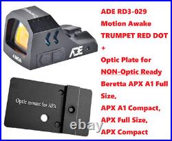 ADE RD3-029 Red Dot + Optic Plate for HK VP9, VP9SK, VP40, P30, P30SK, HK45 Pistol ADE RD3-029 Red Dot + Optic Plate for HK VP9, VP9SK, VP40, P30, P30SK, HK45 Pistol