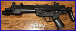 AIRSOFT H&K MP5 TYPE rifle with 3 mags, 2 batteries, charger, speed loader, BBs
