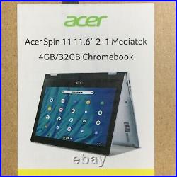 Acer Chromebook Spin 311 CP311-3H-K3WL Convertible Laptop, MediaTek MT8183C NEW