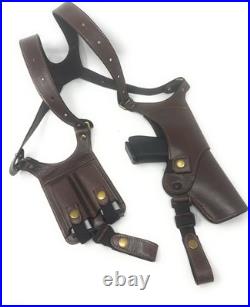 Adjustable Pure Colombian Leather Shoulder Holster Left Hand Carry Solution Adjustable Pure Colombian Leather Shoulder Holster Left Hand Carry Solution