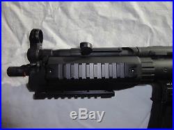 Air Soft Rifle H&K MP5A5 Full Metal Elite Force AEG Black /w 4 Magazines