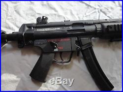 Air Soft Rifle H&K MP5A5 Full Metal Elite Force AEG Black /w 4 Magazines