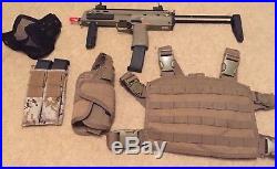 Airsoft Gun KWA H&K MP7A1 GBB Fully Automatic Assault Rifle withExtras