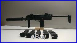 Airsoft KWA H&K MP7 With 5 Magazines GBB CQB bolt and extras