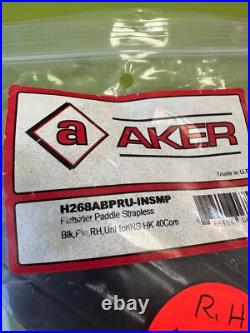 Aker Leather FlatSider RIGHT Black OWB Paddle Holster HK USP COMPACT 40 P2000sk