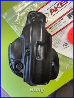 Aker Leather FlatSider RIGHT Black OWB Paddle Holster HK USP COMPACT 40 P2000sk