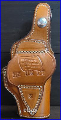 Alfonso's Brand Brown Leather Pistol Holster H2 HK P7 3 Alfonso's Brand Brown Leather Pistol Holster H2 HK P7 3