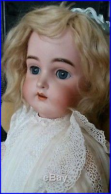 Antique Beautiful S & H/ K & R Bisque Head Doll 24tall