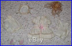 Antique German Bisque S & H, K star R petite 8 Doll! CUTE. Free Shipping