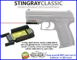 ArmaLaser Stingray RED LASER Sight for H&K HK 45, P2000, P30, P30L, VP9, SFP9
