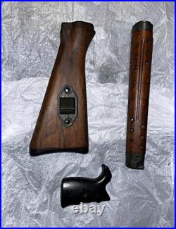 Authentic German surplus HK G3/91 wood furniture. Great condition