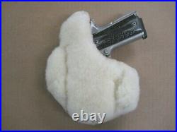 Azula 2 Clip Sheepskin Backed IWB Tuckable Leather Concealed Carry Holster. For