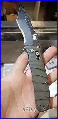 BENCHMADE H&K SNODY TANTO BLK/PS Foliage Green Limited Edition knife 154CM