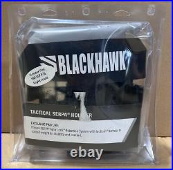 BLACKHAWK Serpa Level 3 Tactical Black Holster RH OPEN PKG BLACKHAWK Serpa Level 3 Tactical Black Holster RH OPEN PKG
