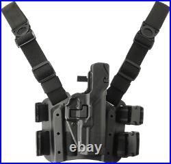 BLACKHAWK Serpa Level 3 Tactical Black Holster RH OPEN PKG BLACKHAWK Serpa Level 3 Tactical Black Holster RH OPEN PKG