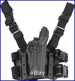 BLACKHAWK! Serpa Level 3 Tactical Black Holster, Size 14, Right Hand H & K