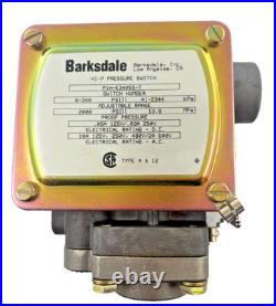 Barksdale P1H-K340SS-T Pressure Switch Stainless Steel, High Pressure, OEM, NE