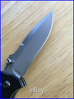 Benchmade H&K 14210 Snody Heckler Koch AXIS Plain G-10 Pocket Knife Made in USA