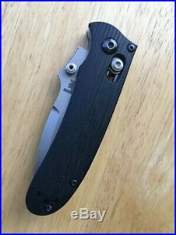 Benchmade H&K 14210 Snody Heckler Koch AXIS Plain G-10 Pocket Knife Made in USA