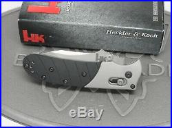 Benchmade H&K 14250 Tanto Axis 154CM Folding Knife Snody Heckler Koch NOS USA