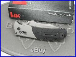 Benchmade H&K 14250 Tanto Axis 154CM Folding Knife Snody Heckler Koch NOS USA