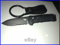 Benchmade H&K 14430 patrol Auto Open G10 D2 Folding Knife Heckler Koch NOS USA