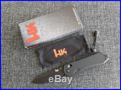 Benchmade H&K 14715BK AXIS Folding Knife Rare Discontinued