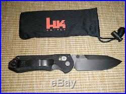 Benchmade H&K 14715BK Black Axis G10 D2 Folding Knife Heckler Koch USA NEW