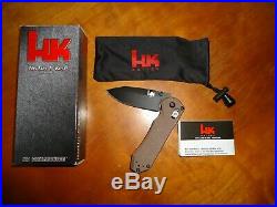Benchmade H&K 14716BK Mini Axis D2 Heckler Koch USA Discontinued HK