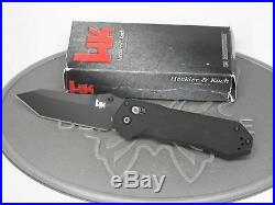 Benchmade H&K 14717BK Tanto Black Axis G10 D2 Folding Knife Heckler Koch US