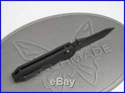 Benchmade H&K 14717BK Tanto Black Axis G10 D2 Folding Knife Heckler Koch USA