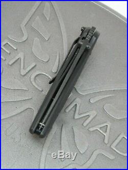 Benchmade H&K 14975BK Scorch D/A N680 Spear Point Folding Knife Heckler Koch USA