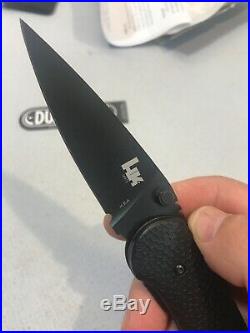 Benchmade H&K 14975BK Scorch N680 Spear Point Folding Knife Heckler Koch USA