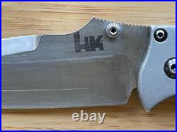Benchmade Heckler&Koch 14200 Snody Folder 154CM Aluminum Handle USA Discontinued