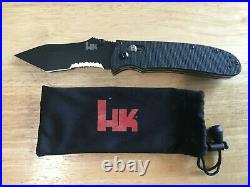 Benchmade Heckler Koch 14255 Tanto Combo 154CM AXIS HK Folding Knife Made in USA