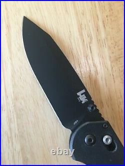 Benchmade Heckler Koch 14715 Plain Edge Black D2 AXIS G-10 Knife HK Made in USA