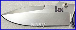 Benchmade Heckler & Koch AXIS by Snody with G10 Handle and 3.4 Plain BladeClip